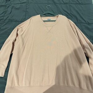 Aerie Peach Oversized Sweater